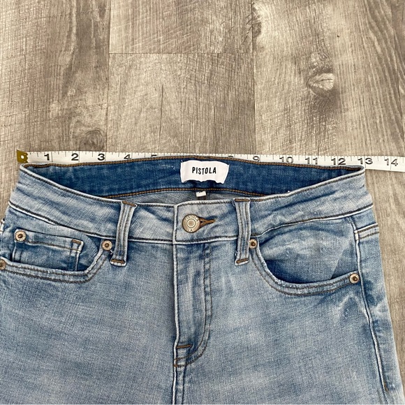 Pistola Arielle Skinny Scissor Cut Hem Jeans - Picture 8 of 11
